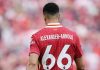 Trent Alexander-Arnold di laga Liverpool vs Arsenal