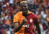 Victor OSimhen merayakan gol ke gawang Sivasspor