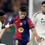 Vinicius Junior dan Jude Bellingham mengejar Pedri