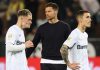 Xabi Alonso bersama Florian Wirtz dan Alejandro Grimaldo