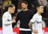 Xabi Alonso bersama Florian Wirtz dan Alex Grimaldo
