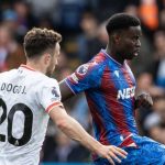 Aksi Marc Guehi di laga Crystal Palace vs Liverpool