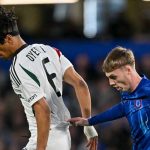 Aksi Maxi Oyedele di laga Chelsea vs Legia Warsaw