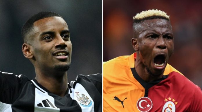 Alexander Isak dan Victor Osimhen