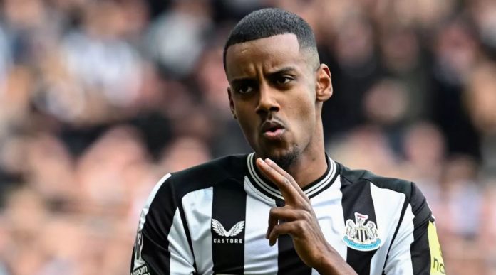 Alexander Isak pemain Newcastle United
