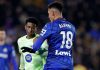 Alvaro Rodriguez bersama Alejandro Balde di laga Getafe vs Barcelona