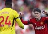 Andre Onana dan Alejandro Garnacho pemain Manchester United