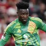 Andre Onana di laga final Liga Europa antara Manchester United vs Tottenham Hotspur