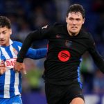 Andreas Christensen dalam sebuah aksinya untuk Barcelona