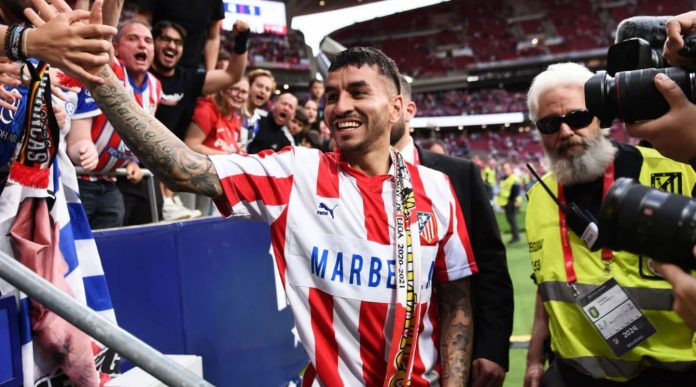 Angel Correa pemain Atletico Madrid