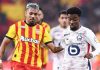 Angel Gomes di laga RC Lens v LOSC Lille