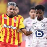 Angel Gomes di laga RC Lens v LOSC Lille