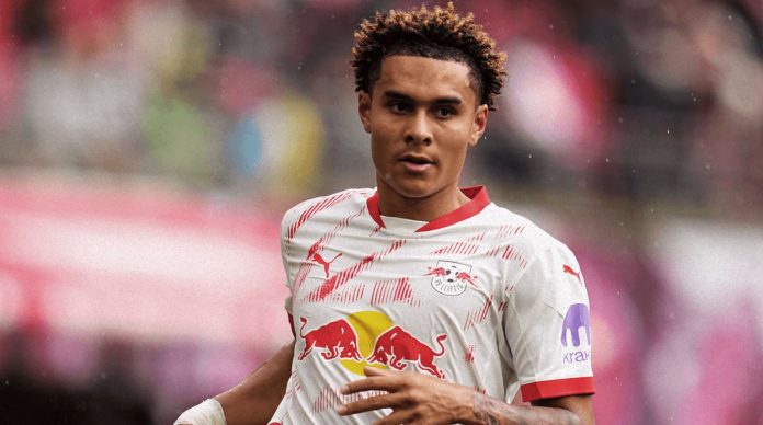 Antonio Nusa pemain RB Leipzig