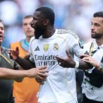 Antonio Rudiger saat membela Real Madrid di sebuah laga