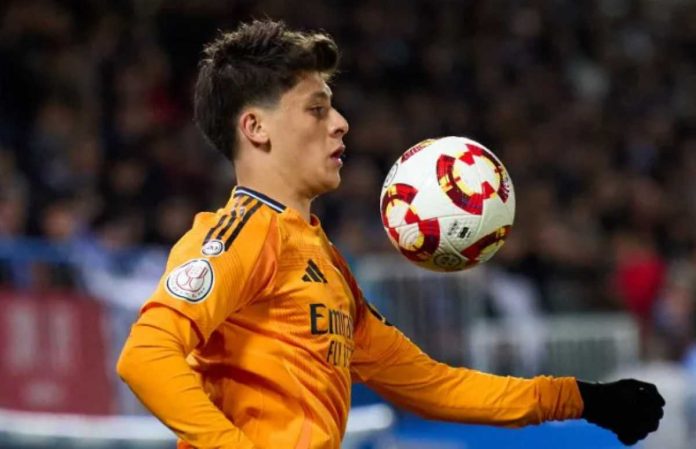 Arda Guler dalam Sebuah Aksinya untuk Real Madrid