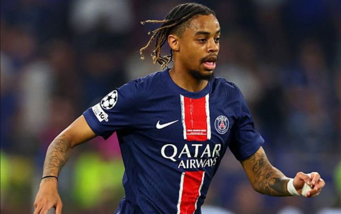 Bradley Barcola pemain PSG