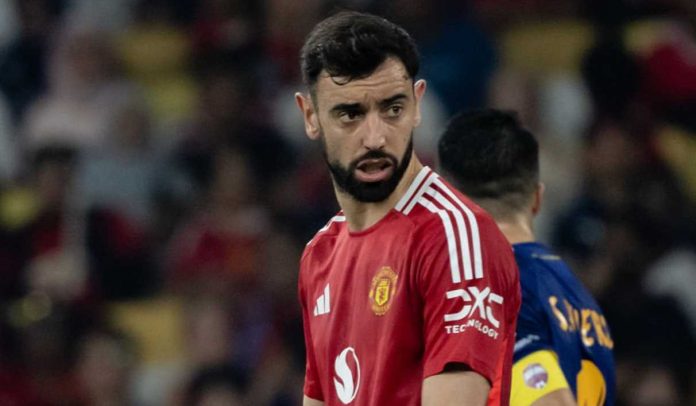 Bruno Fernandes di laga Manchester United vs All Stars ASEAN