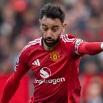 Bruno Fernandes di laga Manchester United vs Aston Villa