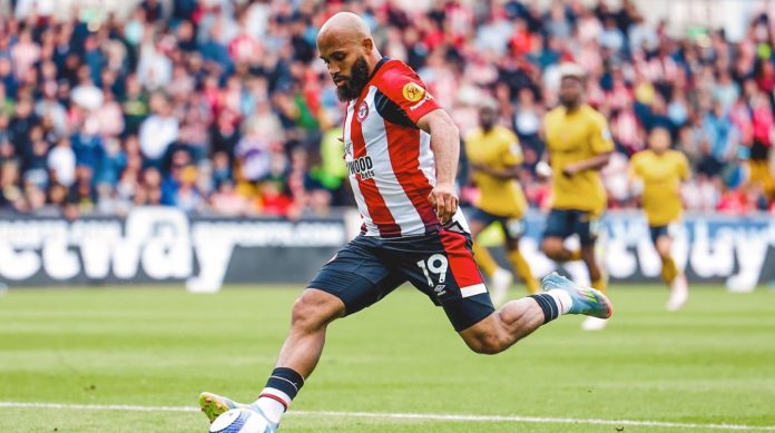 Bryan Mbeumo bintang Brentford