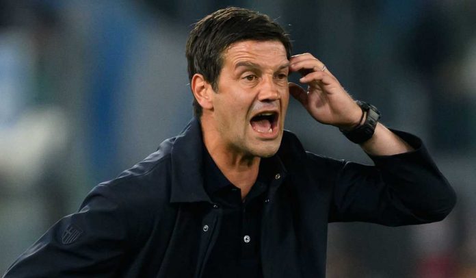 Christian Chivu saat memimpin timnya di laga Lazio vs Parma Calcio