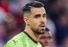 Diogo Costa selama laga final UEFA Nations League Portugal vs Spanyol