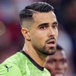 Diogo Costa selama laga final UEFA Nations League Portugal vs Spanyol