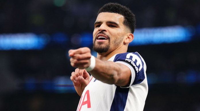 Dominic Solanke pemain Tottenham Hotspur