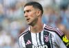 Dusan Vlahovic di laga Juventus vs Manchester City