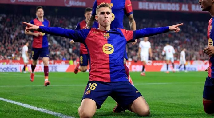 Fermin Lopez pemain Barcelona