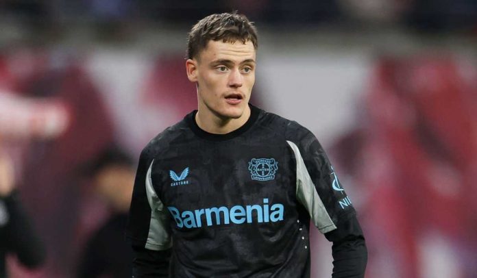 Florian Wirtz di laga RB Leipzig v Bayer 04 Leverkusen