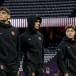 Gerard Martin dan Pablo Torre saat berada di klubnya Barcelona