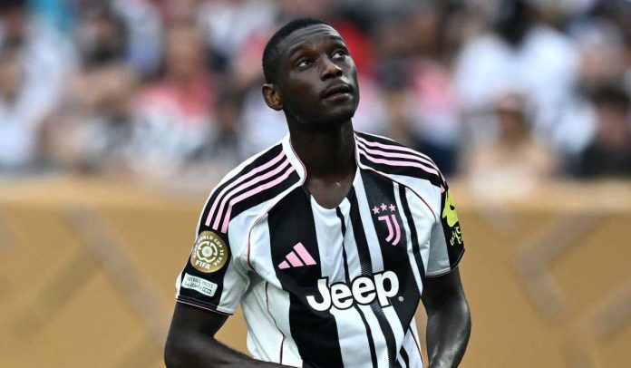 Gestur Randal Kolo Muani di laga Juventus vs Wydad AC