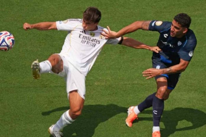 Gonzalo Garcia dalam aksinya di Piala Dunia Antarklub
