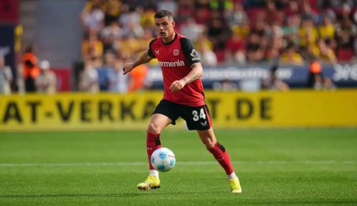 Granit Xhaka gelandang Bayer Leverkusen