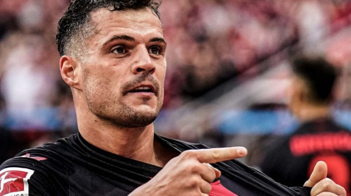 Granit Xhaka pemain Bayer Leverkusen