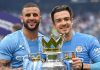 Jack Grealish dan Kyle Walker pemain Manchester City