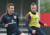 Jack wilshere dan Tom Cleverley saat aktif bermain pada 2013