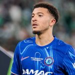 Jadon Sancho dalam perayaan gelar juara Liga Konferensi Eropa