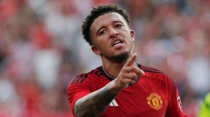 Jadon Sancho pemain Manchester United