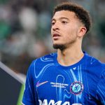 Jadon Sancho selama perayaan juara Liga Konferensi Eropa