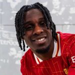 Jeremie Frimpong dalam perkenalan sebagai pemain baru Liverpool