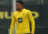 Jobe Bellingham dalam sebuah sesi latihan di klub barunya Borussia Dortmund