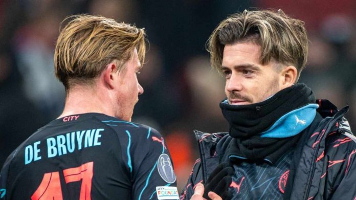 Kevin de Bruyne dan Jack Grealish