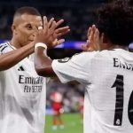 Kylian Mbappe dan Endrick pemain Real Madrid