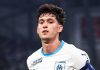 Leonardo Balerdi di laga Olympique de Marseille vs Stade Rennais