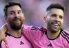 Lionel Messi dan Jordi Alba pemain Inter Miami