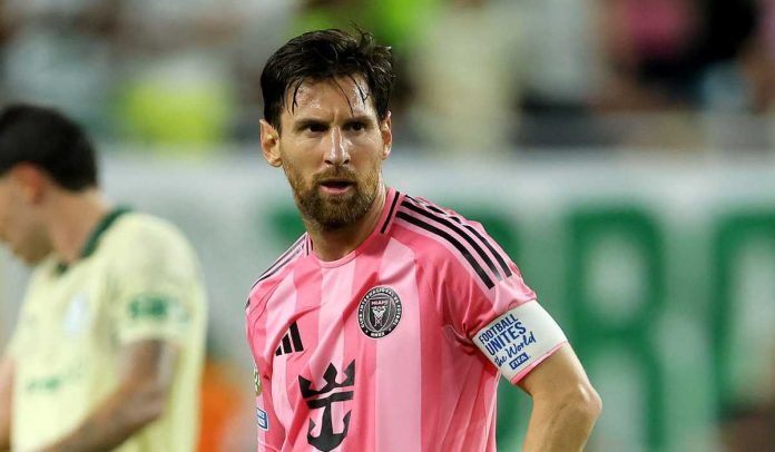 Lionel Messi di laga Inter Miami vs SE Palmeiras