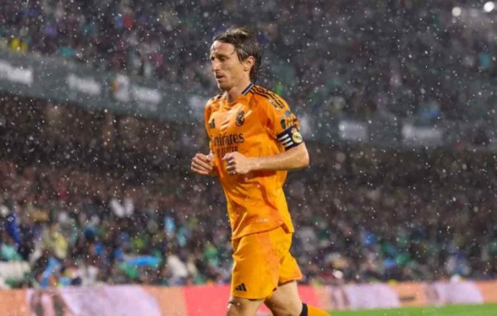 Luka Modric dalam sebuah aksinya bersama Real Madrid