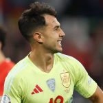 Martin Zubimendi merayakan gol ke gawang Portugal