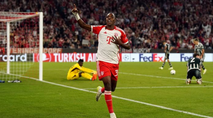 Mathys Tel pemain Bayern Munchen
